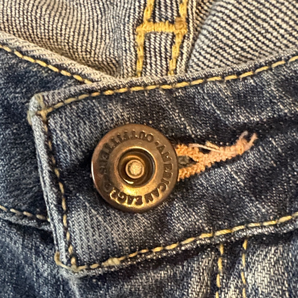 Great Condition- American Eagle Outfitters Denim Capris - Sz 10 - Picture 3 of 14